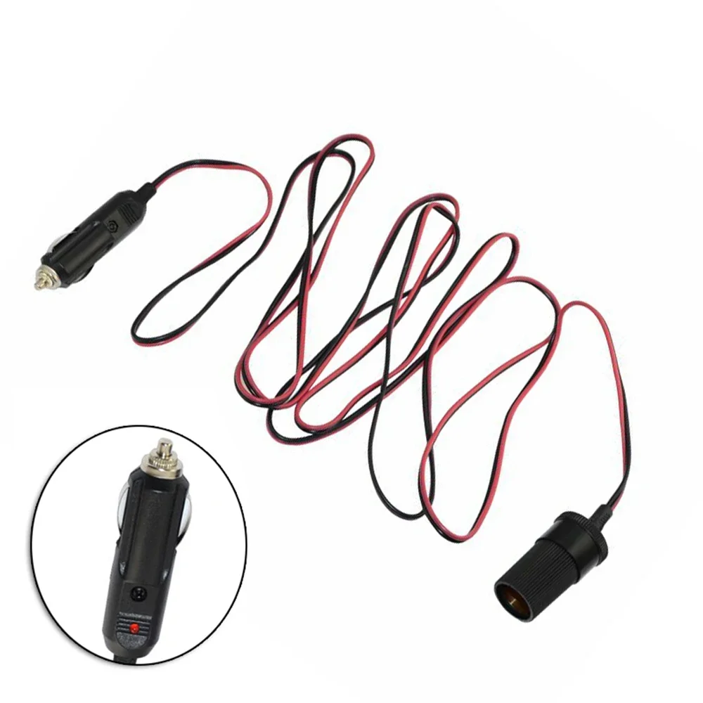 

3 Meter 12V Charger Cable Socket Car Cigarette Lighter Extensions Charging Starting Auto Battery Cables Connectors