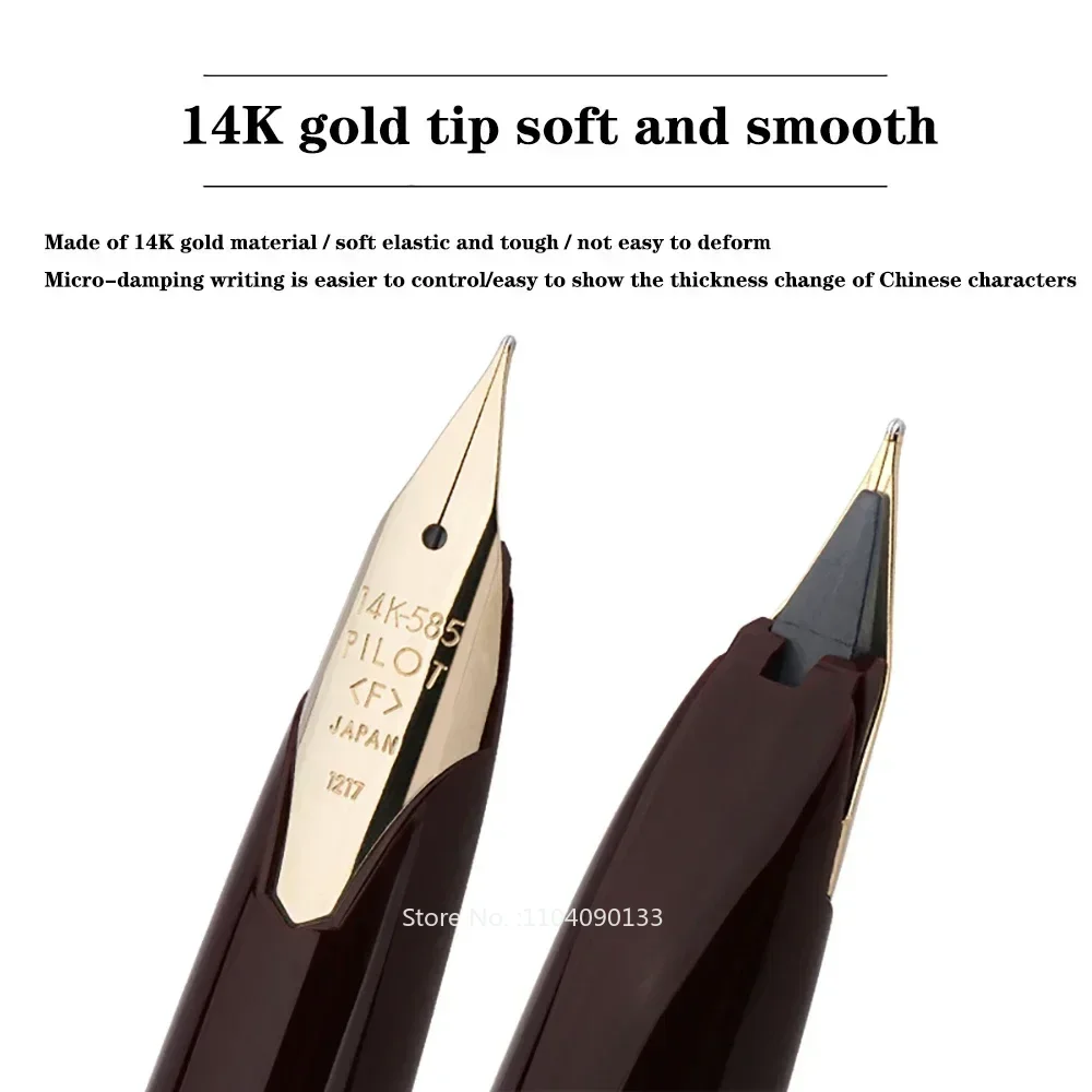 

Hot Japan PILOT Fountain Pen 14K Gold Nib 95s Elite 95th Anniversary Engraved Pocket Design Portable Gold Pen High-end Stationer