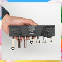 Ganwei Aluminum Milling Cutter Holder With Magnetic-Milling Cutter Reamer Storage Seat Wrench Drill Bits Organizer Display Stand