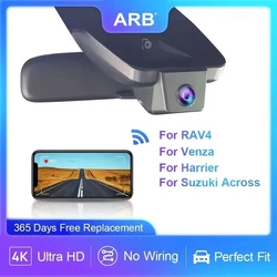 Dash Cam for Toyota RAV4 5th Gen 2026 - 2017, ARB 2160P Car DVR for Harrier/Venza, for Suzuki Across