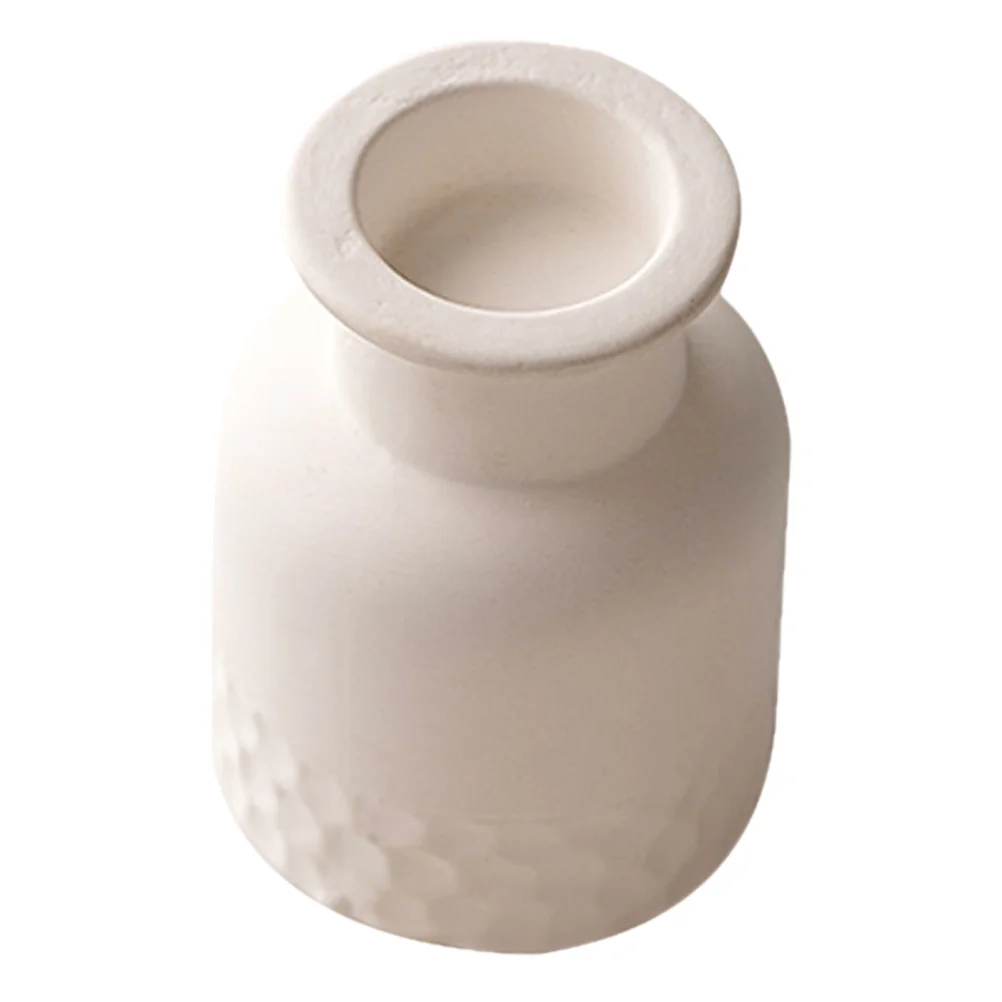 

White Ceramic Candlestick Holder Tall Stand for Tabletop Home Decoration Wedding Centerpiece Holder