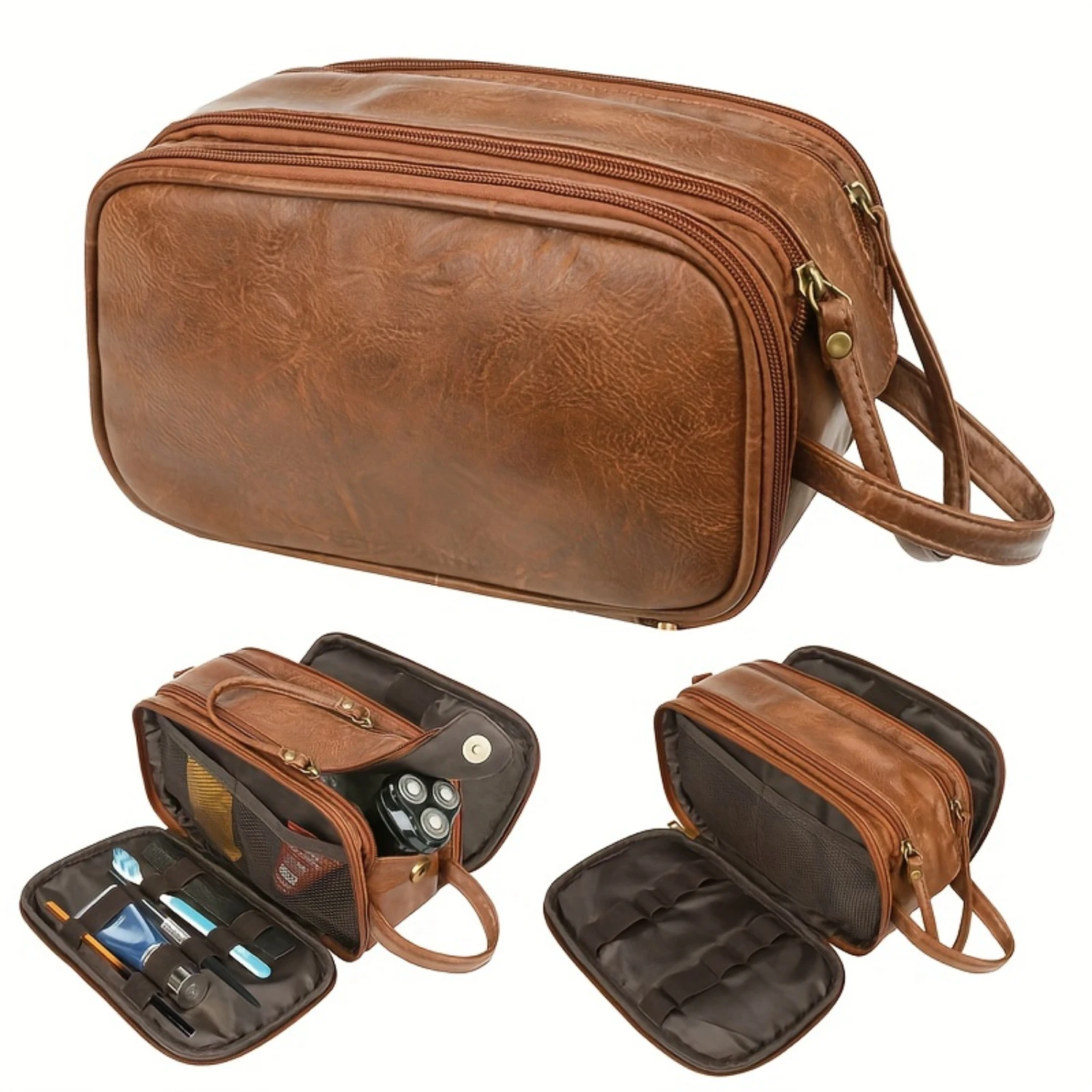 1pc New Men's Toiletry Bag, Travel  Cosmetic Bag