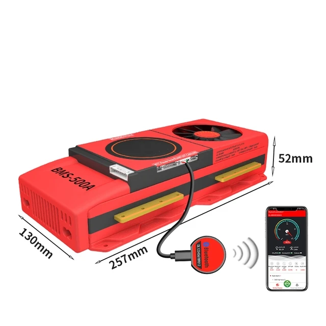 

High Current Lifepo4 BMS 32S 96V 300A Smart BMS with Blue-tooth UART Light Board for 300Ah 500Ah Battery System