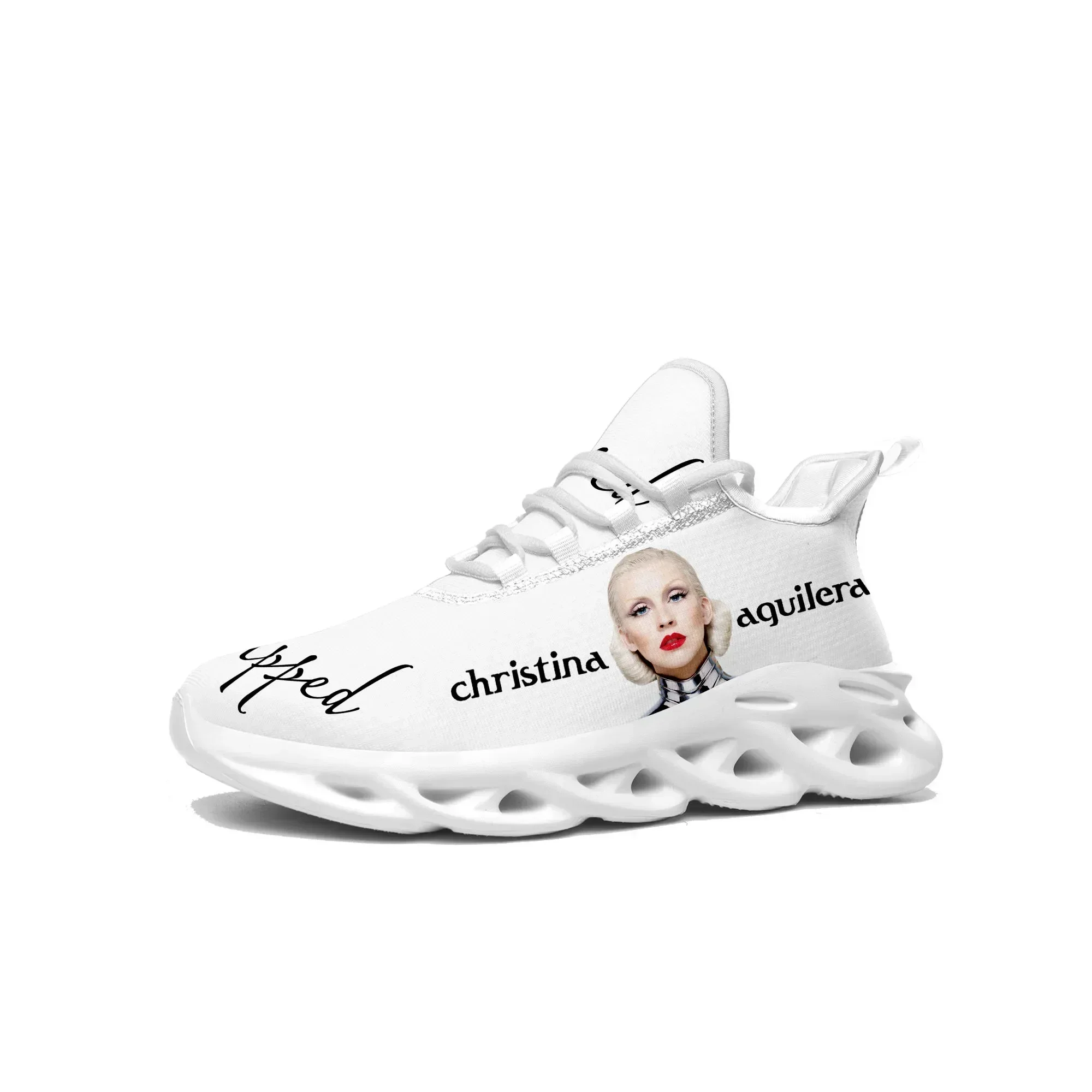 

Christina Aguilera Flats Sneakers Mens Womens Sports Running Shoes High Quality Sneaker Lace Up Mesh Footwear Tailor-made Shoe