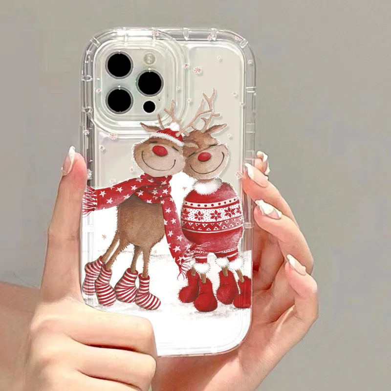 Christmas Case For Xiaomi Poco M5S M5 X6 X3 C65 Redmi Note 13 Pro 5G 12 11 10 9 8 13C 12C 10C 9s 10s 11s 9T 9C NFC 9A Soft Funda