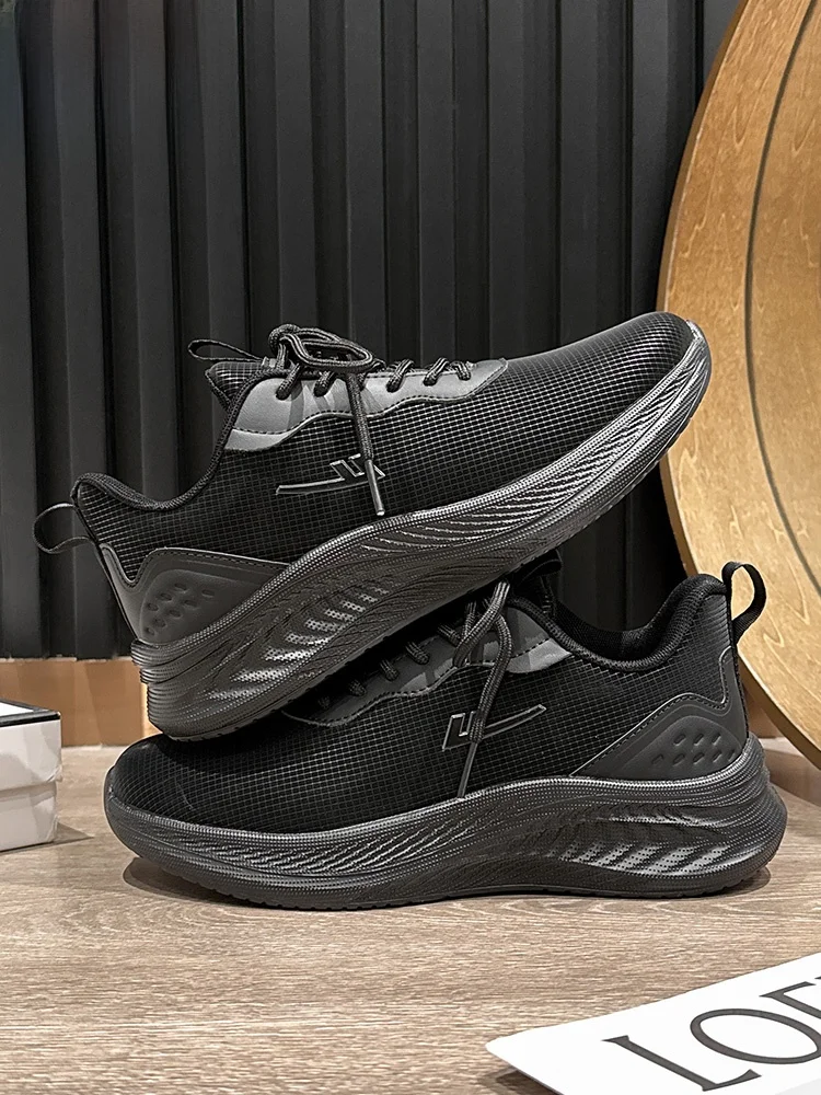 

Men's Running oes Soft Bot Thi Bot Lightweight Comfortable Leather Surface Anti- o Fall Season New Sle Spor...