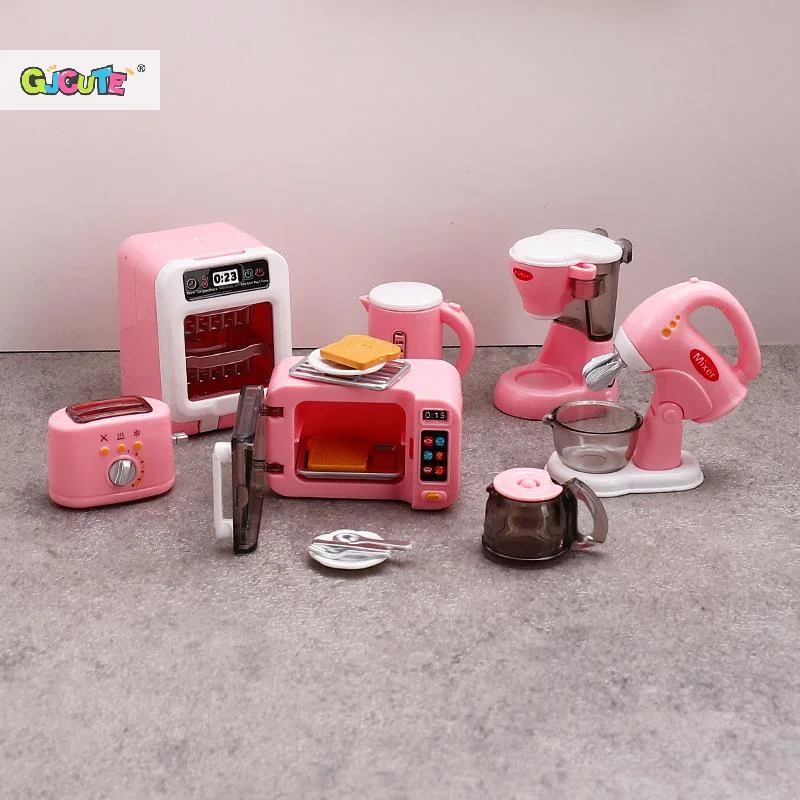 1Set 1:12 Dollhouse Miniature Coffee Machine Egg Beater Home Appliances Decor Toy Doll House Accessories