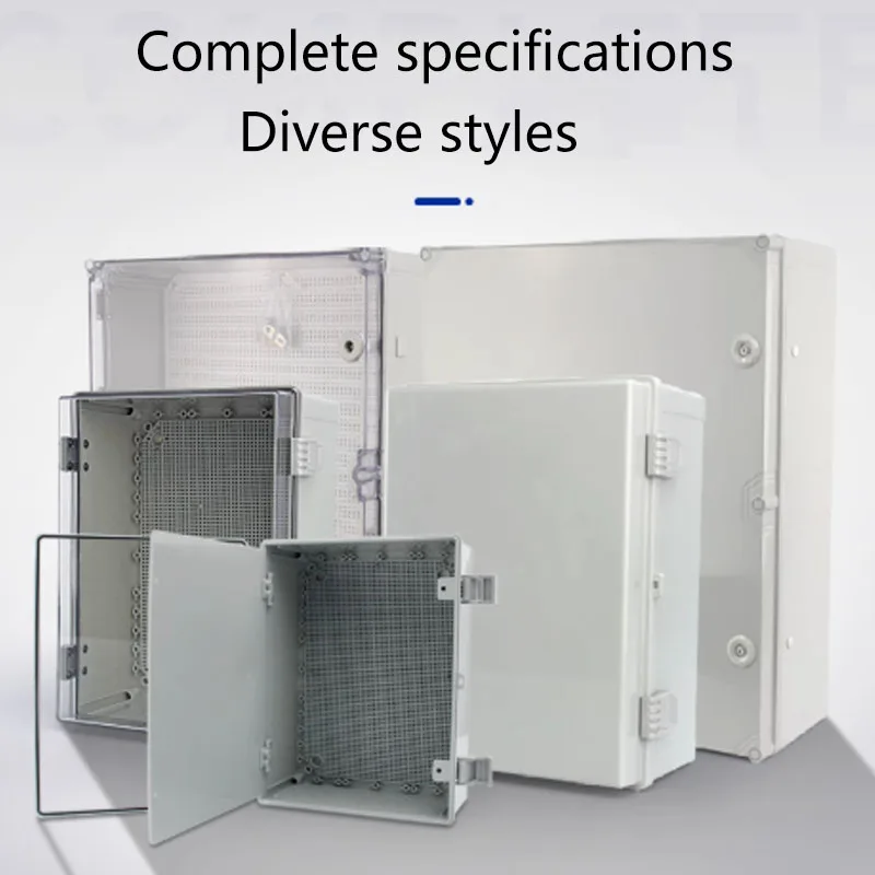Plastic waterproof distribution box, outdoor monitoring box, indoor transparent control box, engineering electrical box