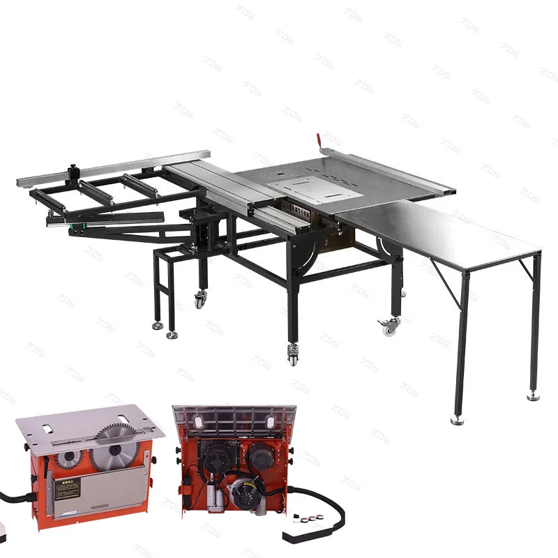 Furniture Cabinet Foldable Portable Small Sn Tools Wood Cutting Machine Multifunction Sliding Table Saw Machine Woodworking