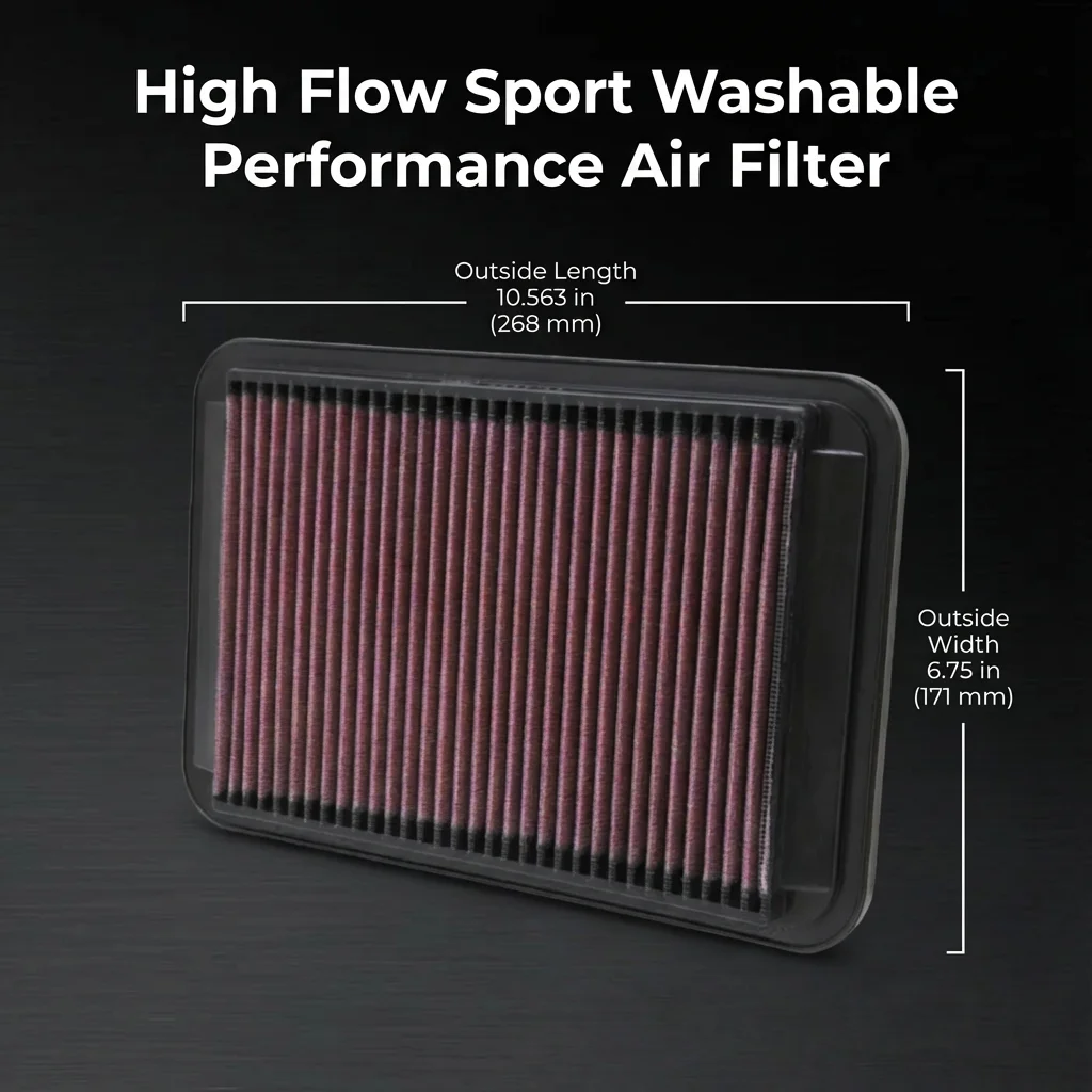 

Для Toyota Corolla Sprinter Trueno Holden Nova E100 Geo Chevrolet Prizm Mazda Millenia Eunos 800 1991-2002 воздушный фильтр с высоким расходом