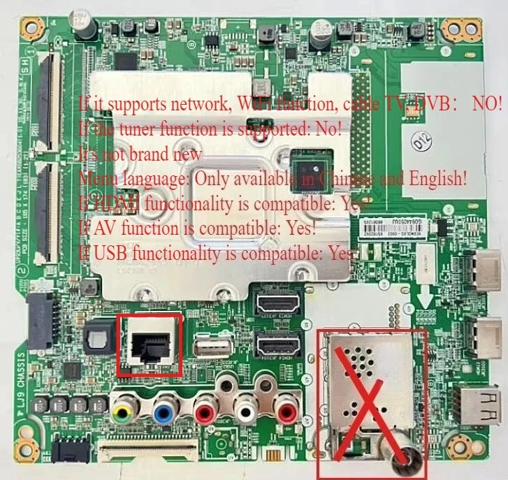 Placa Base Principal para TV EAX68253604 EAX68253605 para LG 49'' 55'' 55UM7300PUA 49UM650DUB 49UM6900PUA 43UM7300PUA 49UM7000PLA