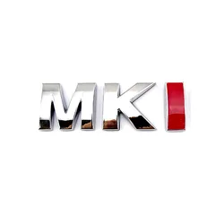 Genuine MKI Set Rear Badges Emblems Logos with Fixing Clips for Golf