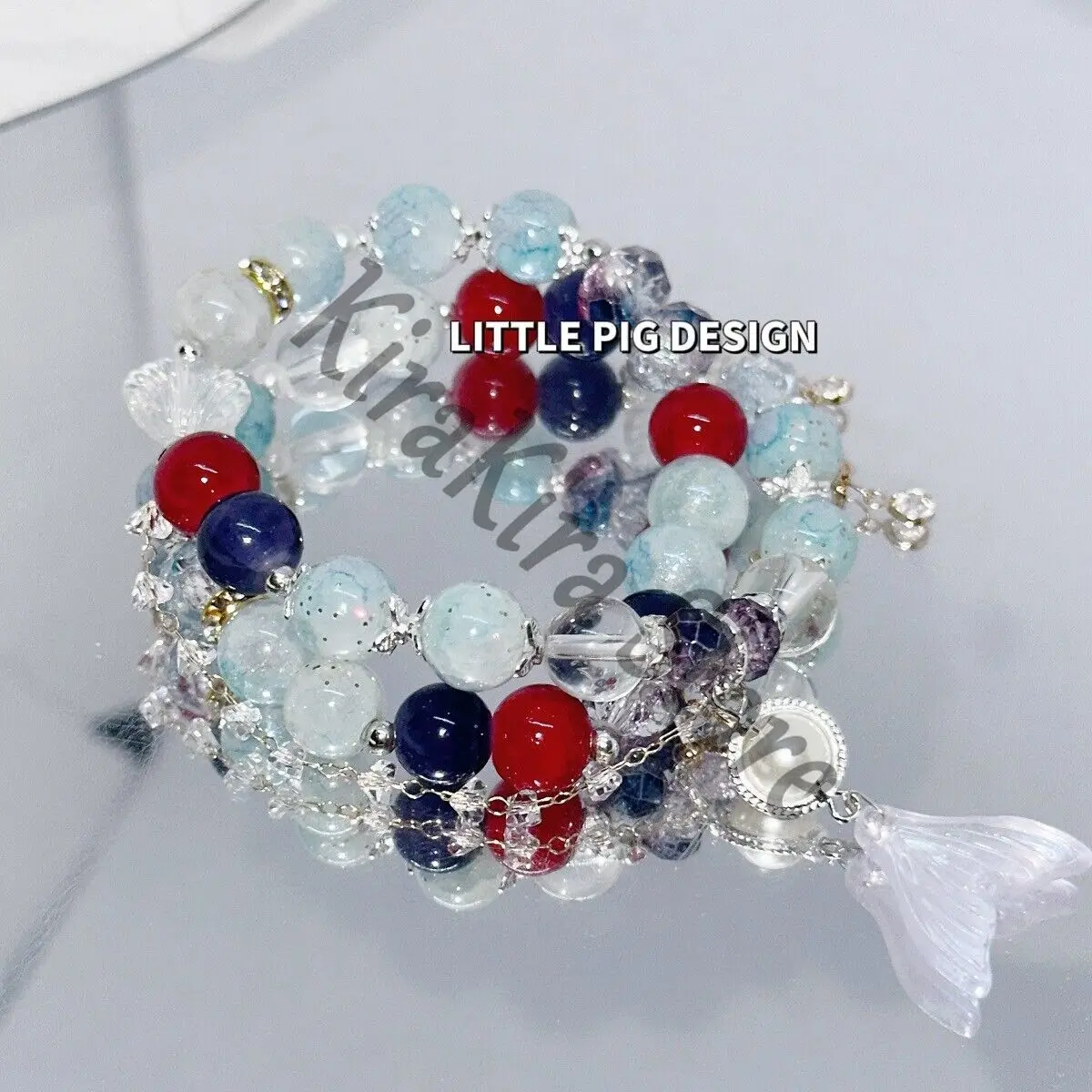 Rafayel กําไลข้อมือคอสเพลย์สร้อยข้อมือ Love และ Deepspace Original Design Impression Fishtail ที่ได้รับอุปกรณ์เสริมอะนิเมะ Hand Chain