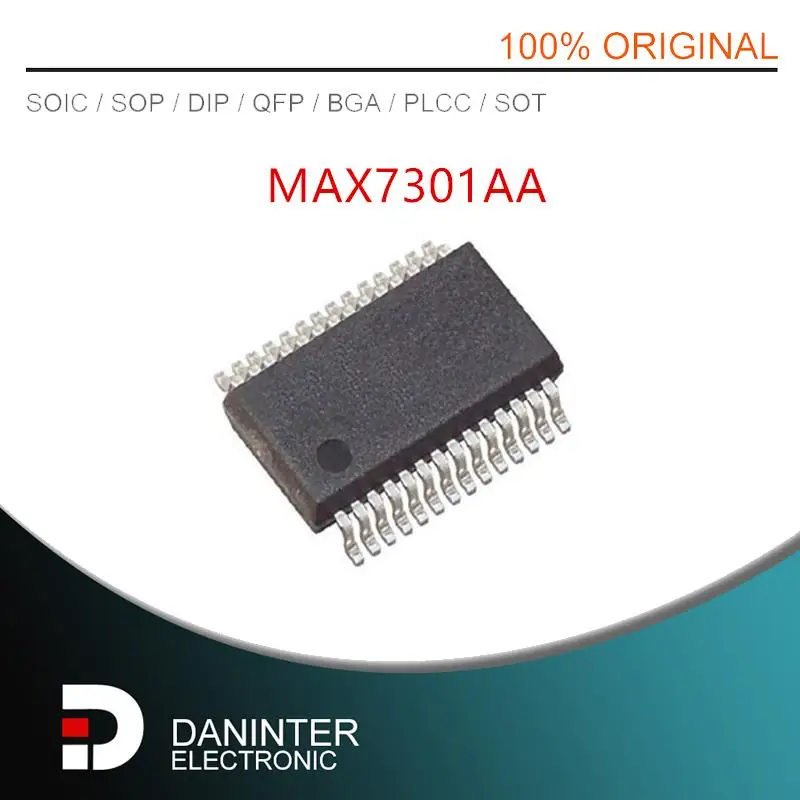 NEW  MAX7301 MAX7301AAI   SSOP28 5PCS/LOT