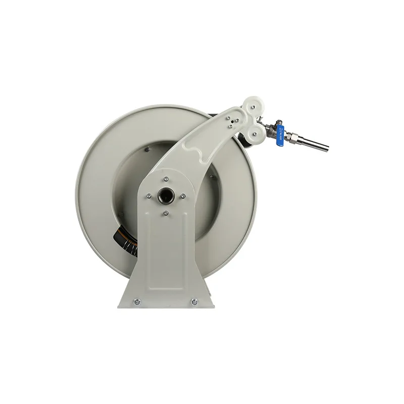 high-pressure fire hose reel manufacturers produce wholesale industrial cleaning automatic stainless steel automatic pipe reel