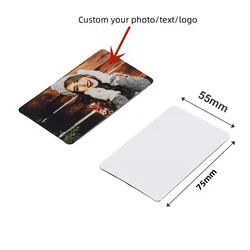 Personalized Rectangle 75x55mm Custom Photo Save The Date Refrigerator Magnets Wedding Soft Magnetic Sublimation Blanks