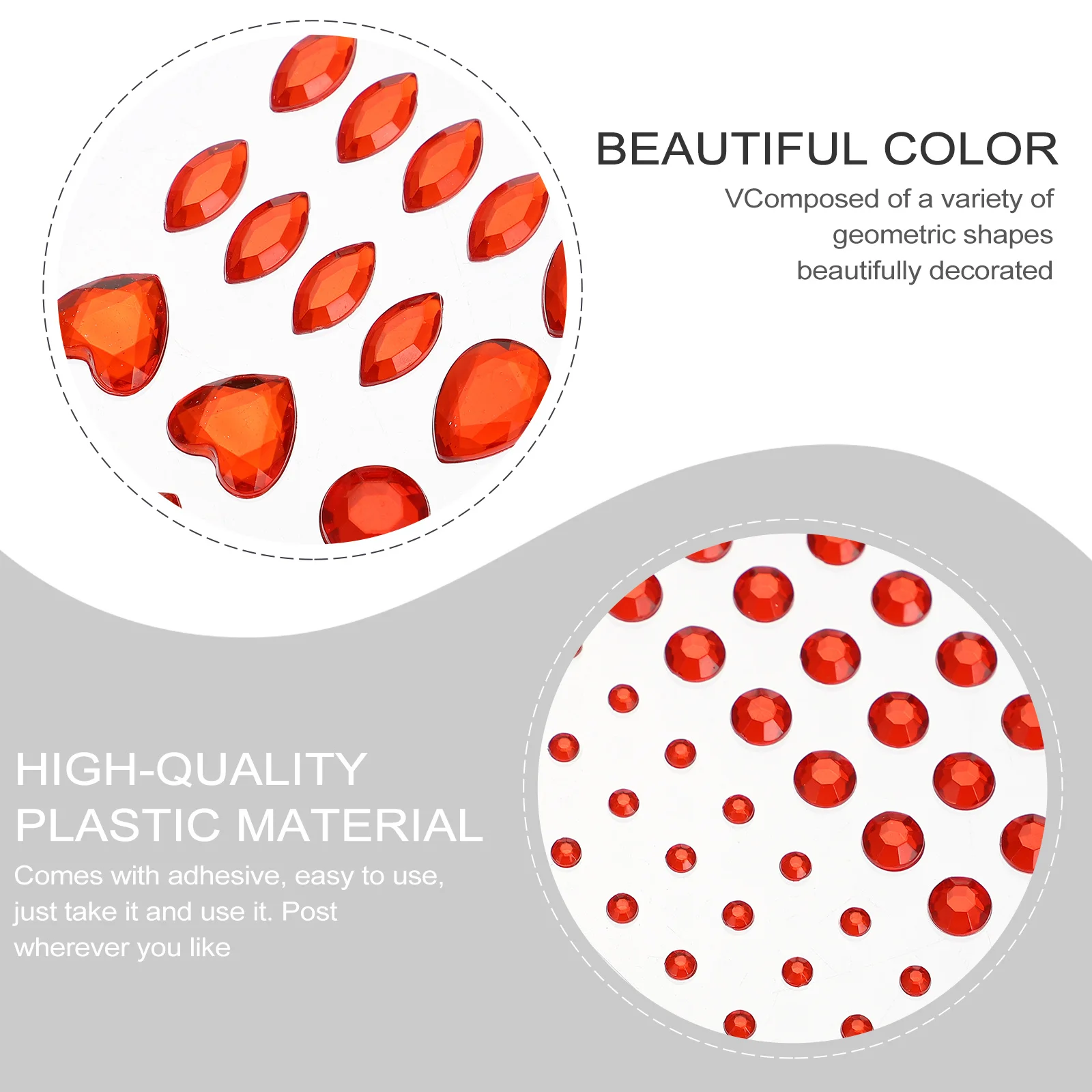 الاكريليك الكريستال الماس ملصقات 3D Diy الزخرفية الحرفية للمجوهرات اليدوية سكرابوكينغ جدار مسمار الفن ملصقات #4