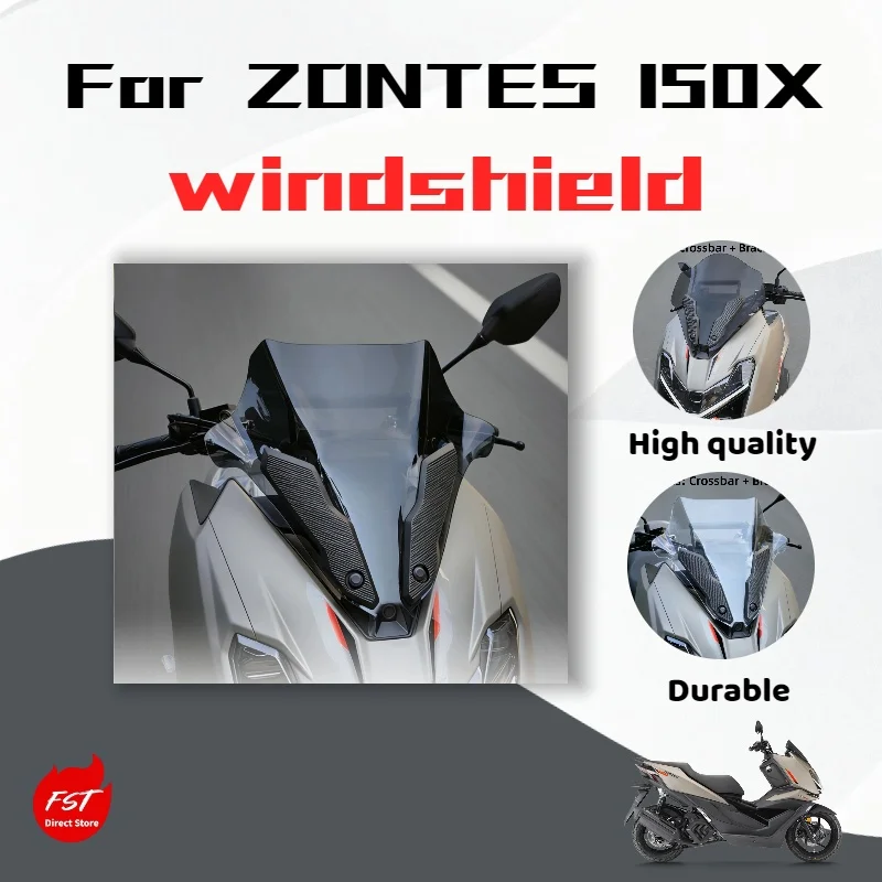 

For ZONTES 150X racing windshield, modified racing windshield, front windshield modification parts.