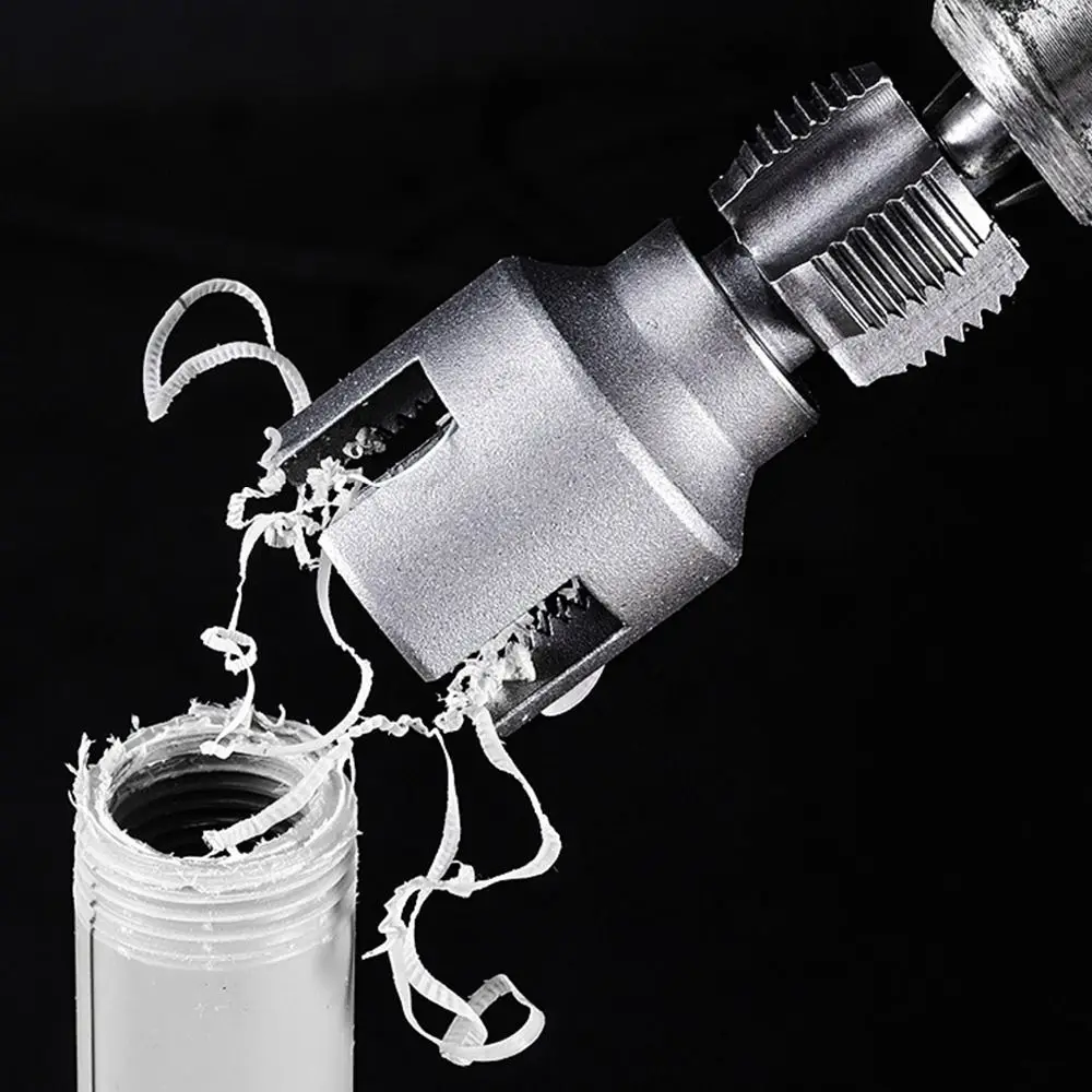 Portable 4/6 Points Pvc Pipe Threader Kit Internal/External Thread Fast Thread Tap Pipe Threader Pipe Waterpipe Tapping Tool