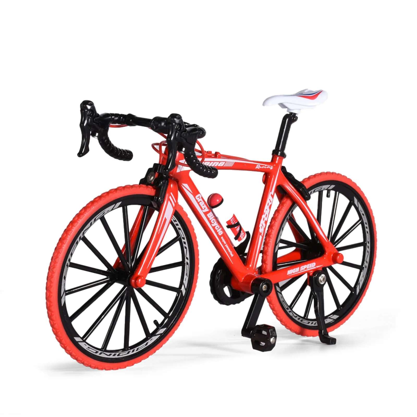 1:10 mini liga de bicicleta diecast modelo dedo montanha em miniatura metal bicicleta corrida brinquedo simulação coleção brinquedos para meninos