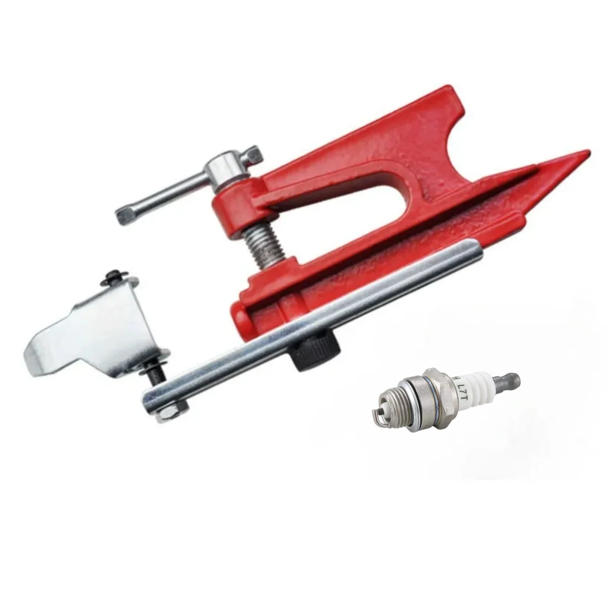 

НОВЫЙ набор инструментов для заточки бензопилы, тиски для пней, аксессуары для цепной пилы, свеча зажигания