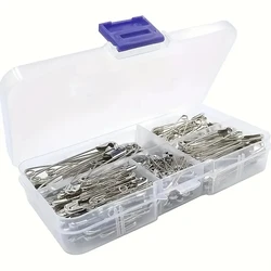 260Pcs Safety Pins Assorted Size Large Safety Pins and Small Safety Pins for Clothes Sewing