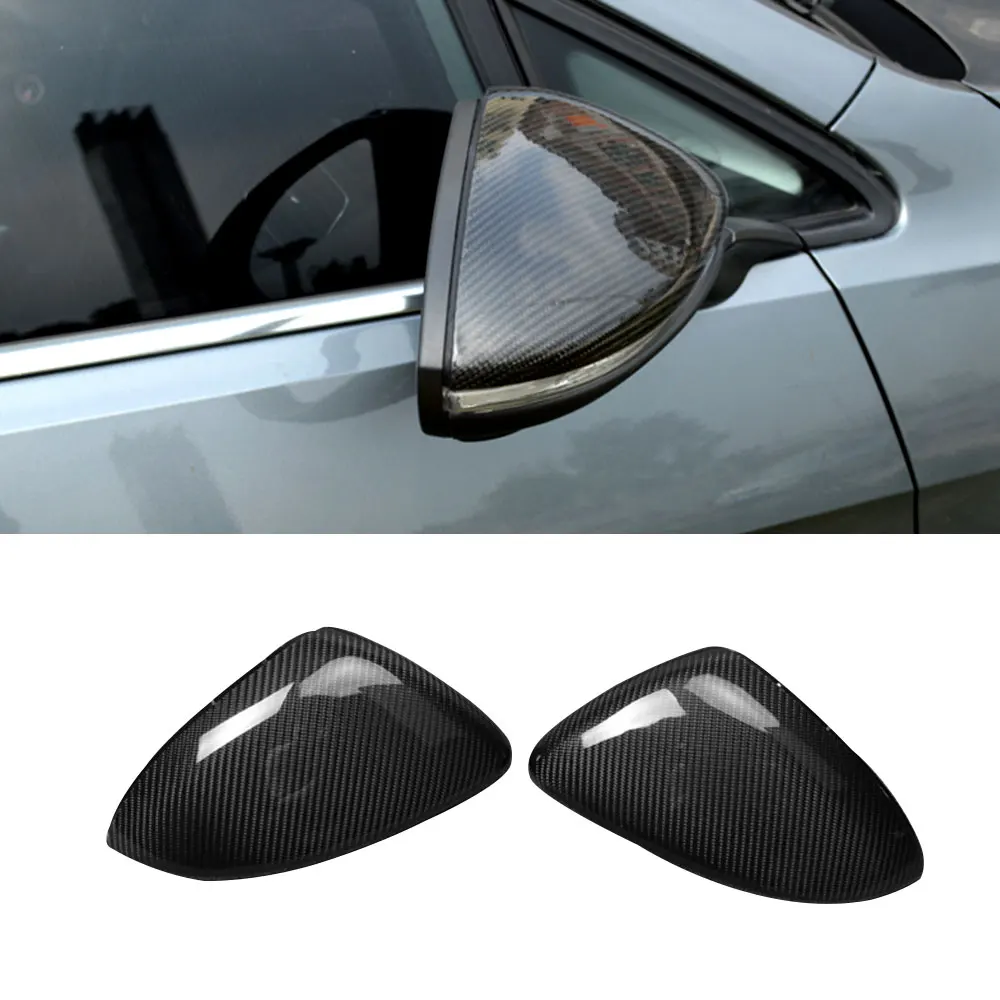 

Replacement Style for Volkswagen VW Golf 7 MK7 GTI R 2014-2018 Carbon Fiber Rear View Mirror Cover Add On Style