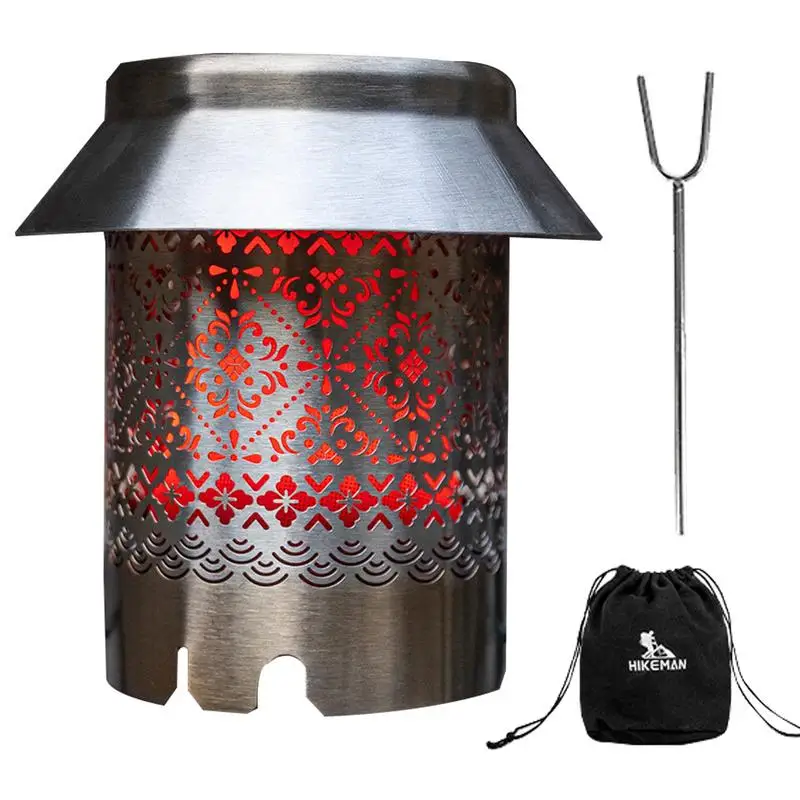 Outdoor Portable Gas Heater Camping Supplies Warmer Stoves Heating Cover Gas Burner Heater Camping Stove Accessories