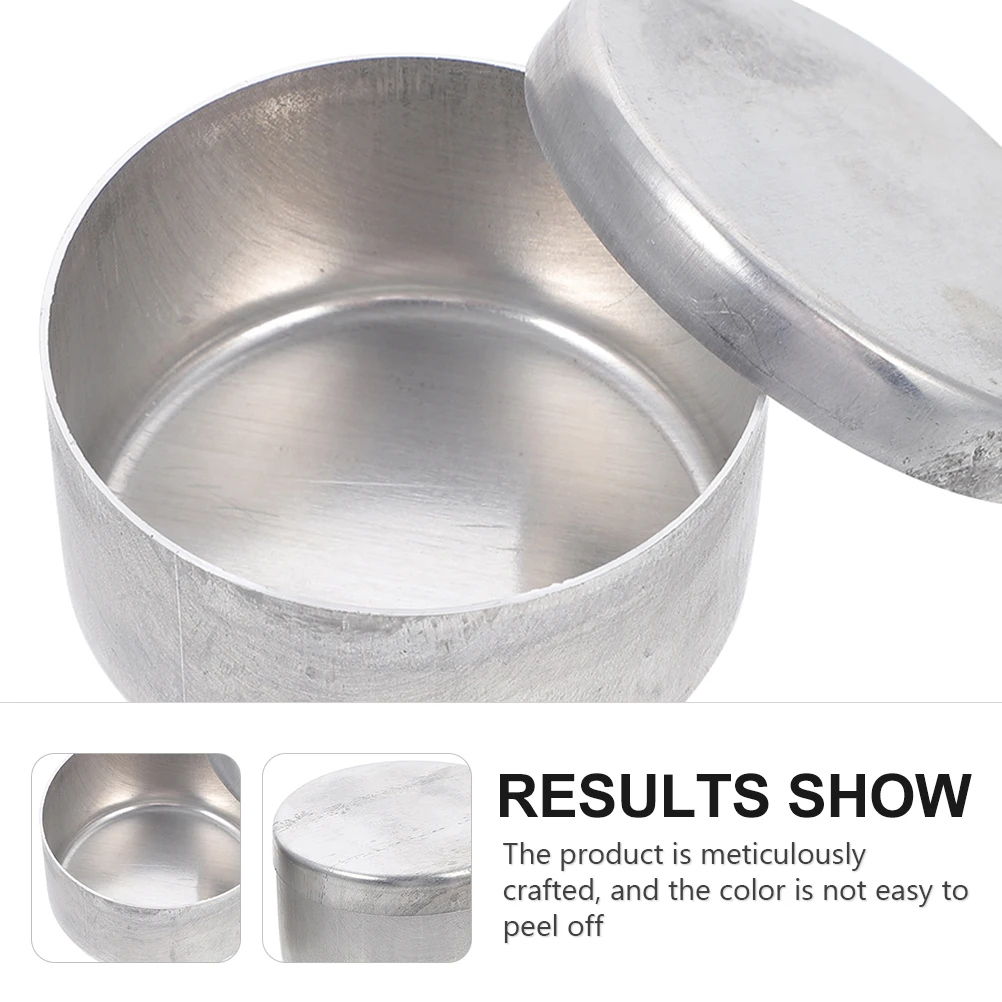 

3 Pcs Aluminum Weighing Bottle Laboratory Holder Scale Tray Soil Sampling Jar Small Boat Can Metal Boxes