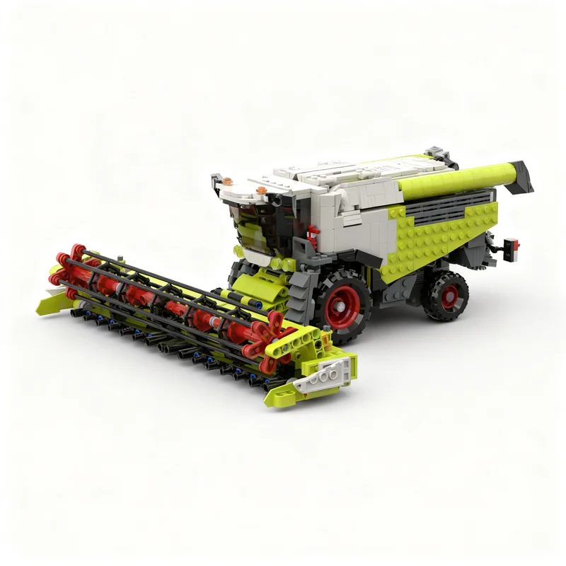 1312pcs MOC Cars CLAAS Lexion Harvester CLAAS Vario 930 Header Model Building Blocks Christmas Gifts Display Collection Birthday