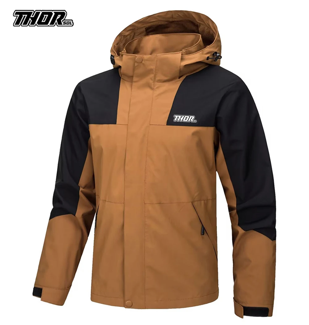 Ropa de abrigo para Motocross, ropa deportiva para Bicicleta de montaña, Chaqueta de ciclismo THORSOL, cortavientos para Bicicleta de montaña y carretera, Chaqueta para Hombre