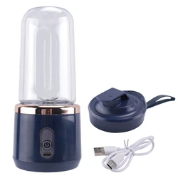 Espremedor elétrico recarregável sem fio, liquidificador portátil, espremedor de frutas, laranja limão, misturador de 21000rpm, novo, 400ml