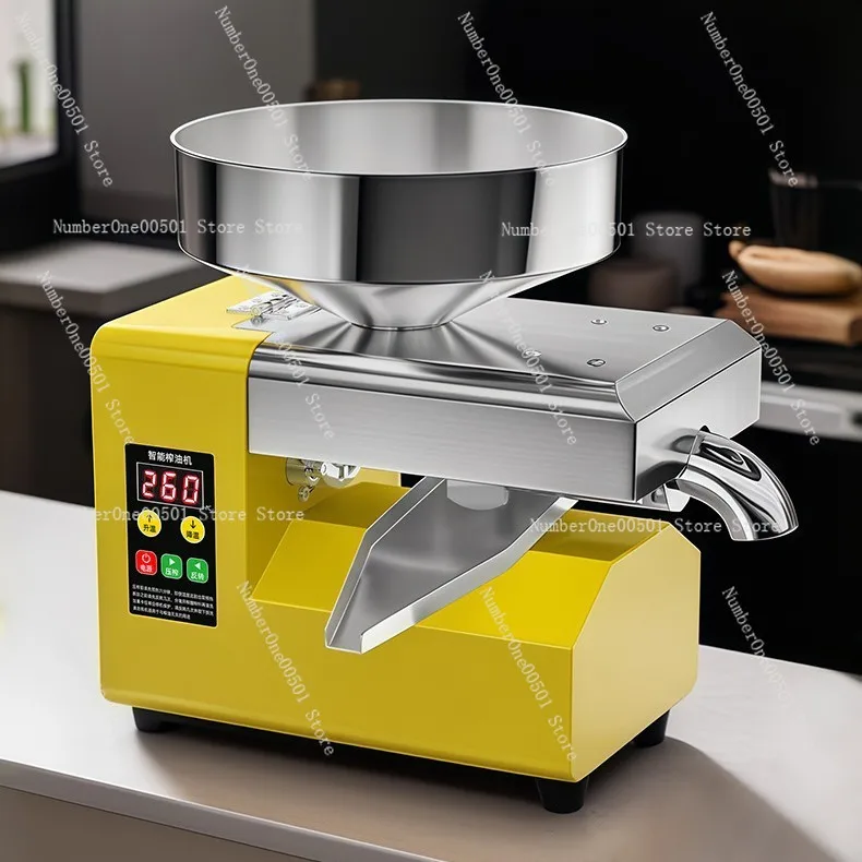 R8S Side Oil Outlet Intelligent Press Automatic Home Cold Press Maker Healthy Cooking  Extractor