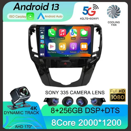 Android 14 Carplay Radio de coche para GWM Great Wall H1 M4 2012 2013 2014 2015 2016 reproductor de vídeo Multimedia GPS estéreo 2din unidad principal