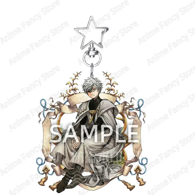 Witch Hat Atelier Olruggio Qifrey Coco Anime Acrylic Key Buckle Self-Made Peripheral Pendant Creative Gifts Acrylic Key Pendant view 5