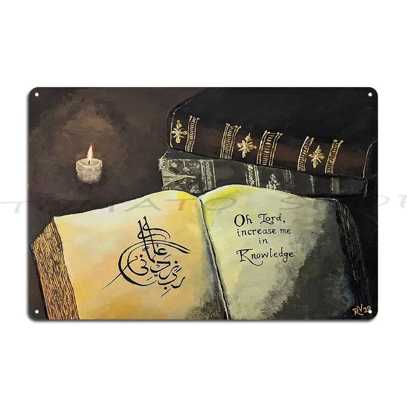 Oh Lord Increase Me In Knowledge Metal Plaque Poster Wall Mural Pub Party Customized Tin Sign Poster