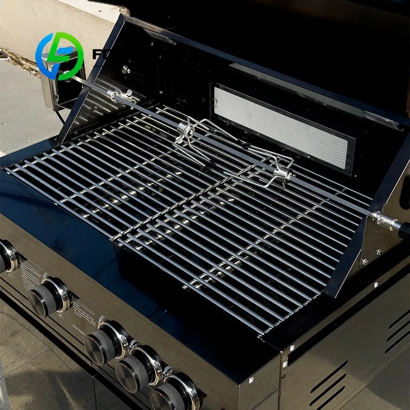 Customized portable bbq grill stainless commercial heavy duty barbecue grill for outdoor camping backyard use