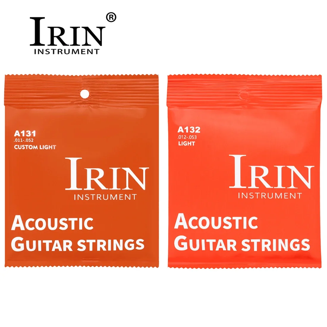 IRIN Acoustic Guitar Strings Red Copper Hexagonal Alloy Strings Beginner Professional Folk Guitar Strings Guitar Accessory&Parts