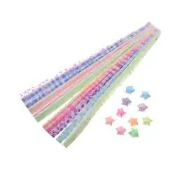 630pcs Glow In The Dark Star Paper Strips Star Folding Paper Pentagram Paper Luminous Origami Stars And Stripes Diy Origami