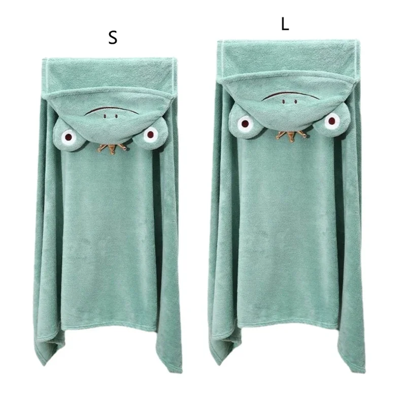 

Soft Baby Hooded Bath Towel Sleepwear Baby Toddlers Newborn UltraAbsorbent Cartoon QuickDrying Bathrobe Blanket Q81A