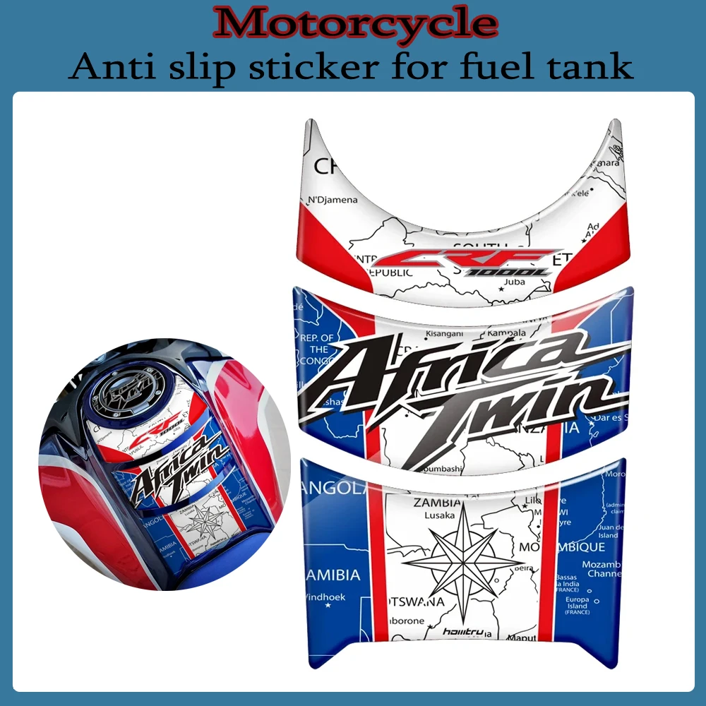 

Защитная наклейка на бак мотоцикла, защитное украшение для Honda Africa Twin 2016-2019, 3D смола