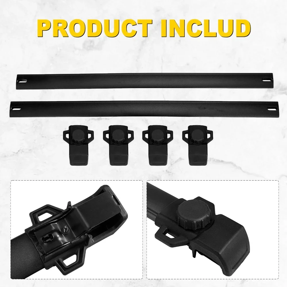 for Canoe Kayak Luggage Carrier Rack Holder 68KG Load Roof Rack Cross Bars For Jeep Renegade 2015-2023 Aluminum Car Roof Top
