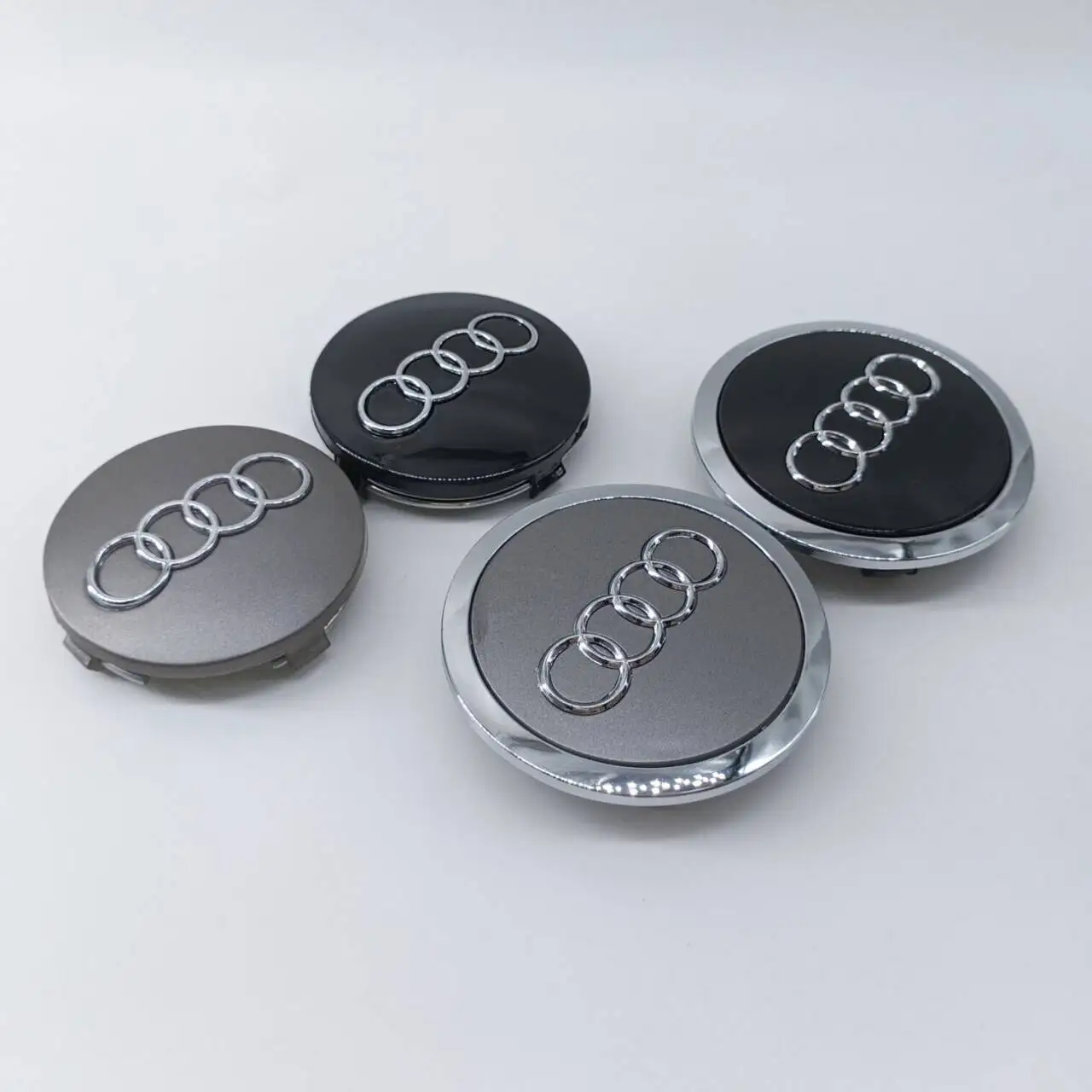 4Pcs 4B0601170 8D0601170 60mm 61mm 68mm 69mm Car Styling Wheel Center Cap Hub Covers Badge For Audi A3 A4 A5 A6 A7 A8 S4 S6