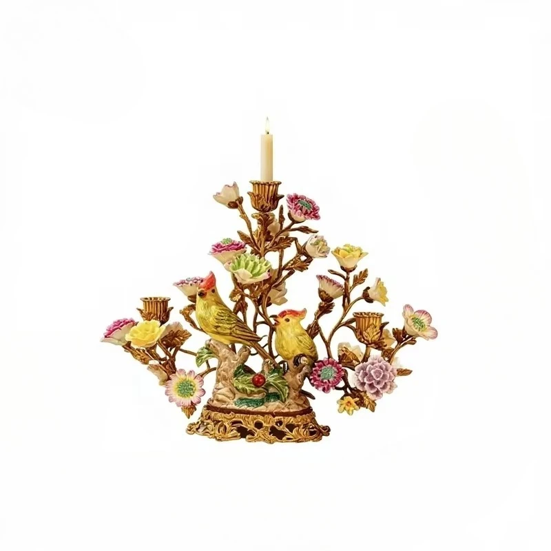 &c American Luxury Indoor/Outdoor Sitting Room Furniture Decor European Style Antiqued Candlestick Accessories Porch Home Decor