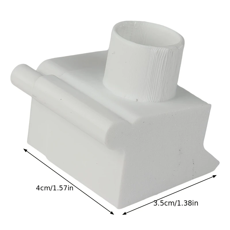yes3D Printed Greenhouse Pipe Drain End with Holes, Easy Clean Pipe Cover for Garden Gutters Irrigation Pipe Smooth Water Draina