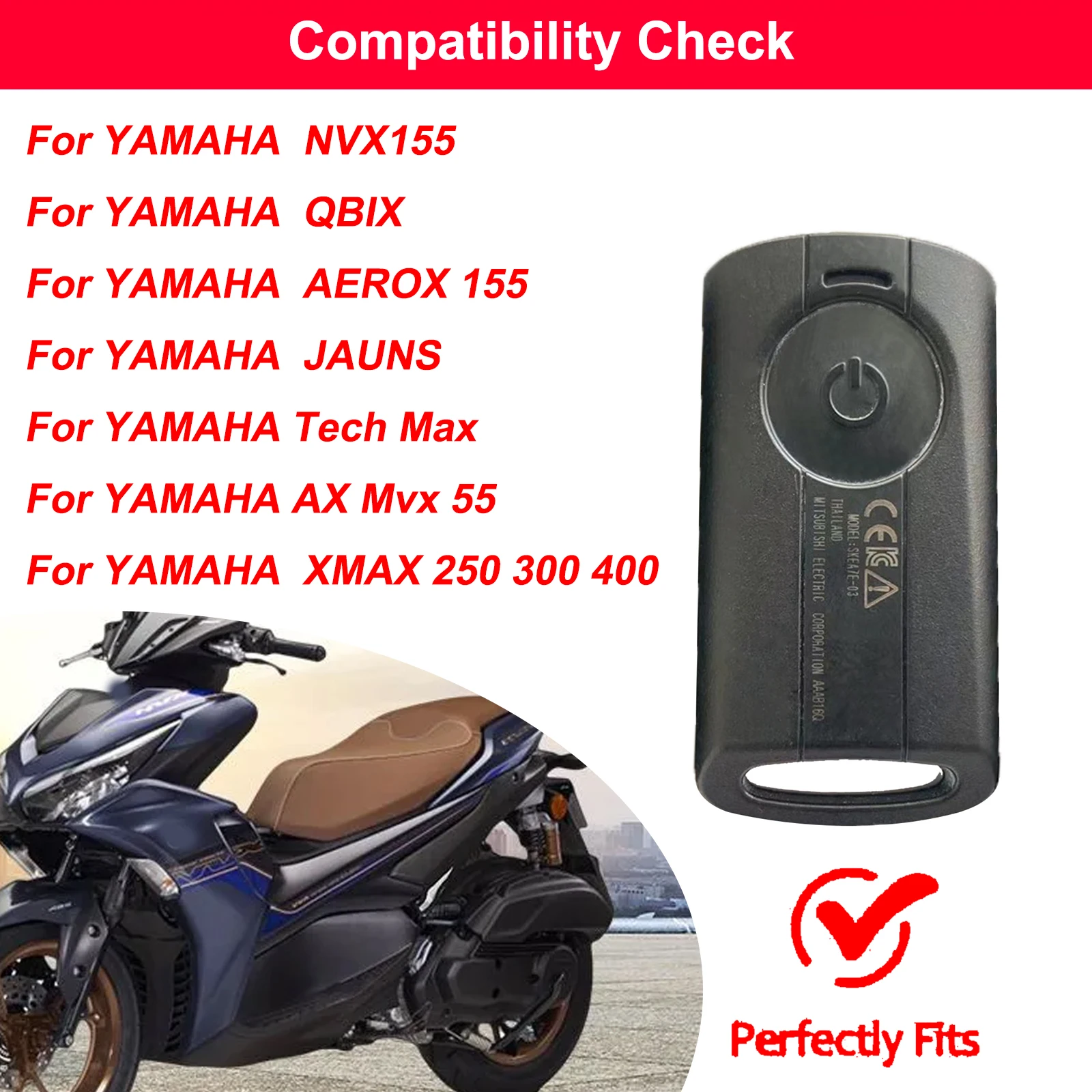 For Yamaha Nvx155 Qbix Aerox 155 Jauns Tech Max Ax Mvx 55 Xmax 250 300 400 Silicone Remote Car Key Case Cover Shell Protector