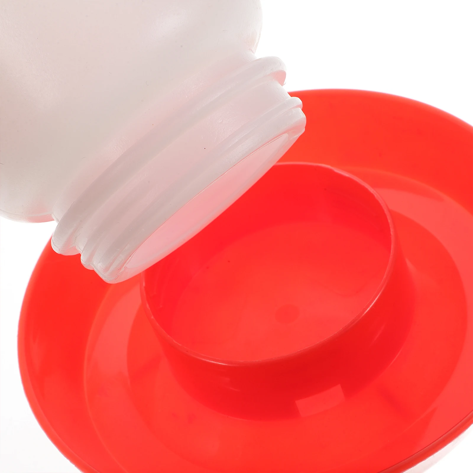 

Thickened Water Drinker Automatic Poultry Feeder No Waste Container Refillable Durable Chicken Waterer Set Detachable Easy Clean