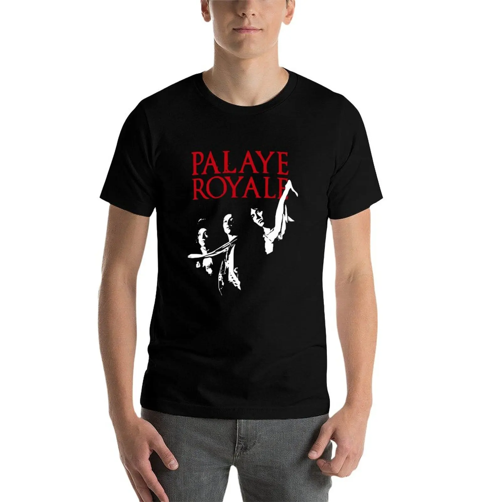 Palaye Royale Concert تي شيرت أنيمي تي شيرت فاخر تي شيرت بالإضافة إلى حجم الملابس ملابس الرجال