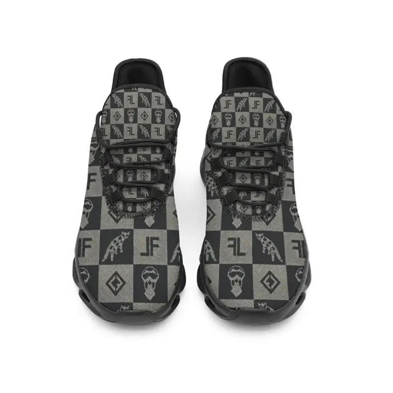Ladies Men Running Shoes Sports Shoes，Checkerboard pattern，Stylish and Comfortable，Suitable for Outdoor Activities，Durable Mater view 4