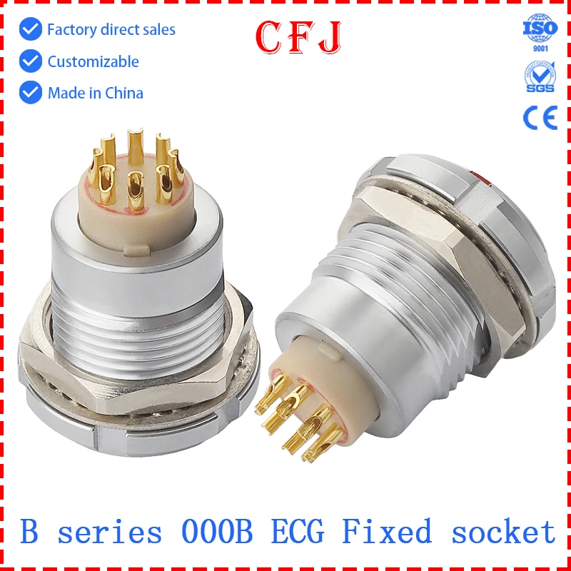 CFJ ECG.00.0B.302.303.304.305.306.307.308.310.312.314.316.318.319.326 CLL Metal connector for internal fixed socket